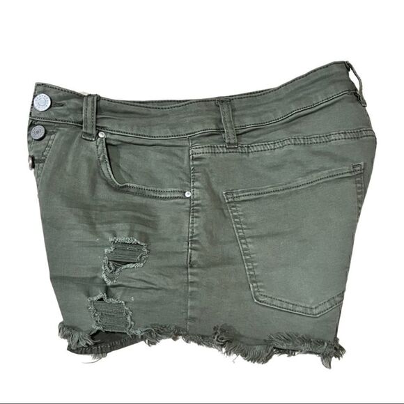 6 REFUGE army green short shorts Guc - Picture 6 of 6